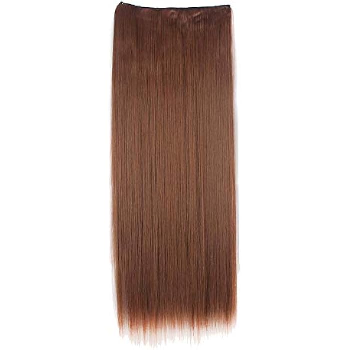 DILLARDS Ladies Light Brown Soft Elegant Hair Extensions Long Straight Wig 72-76 Cm - Image 1